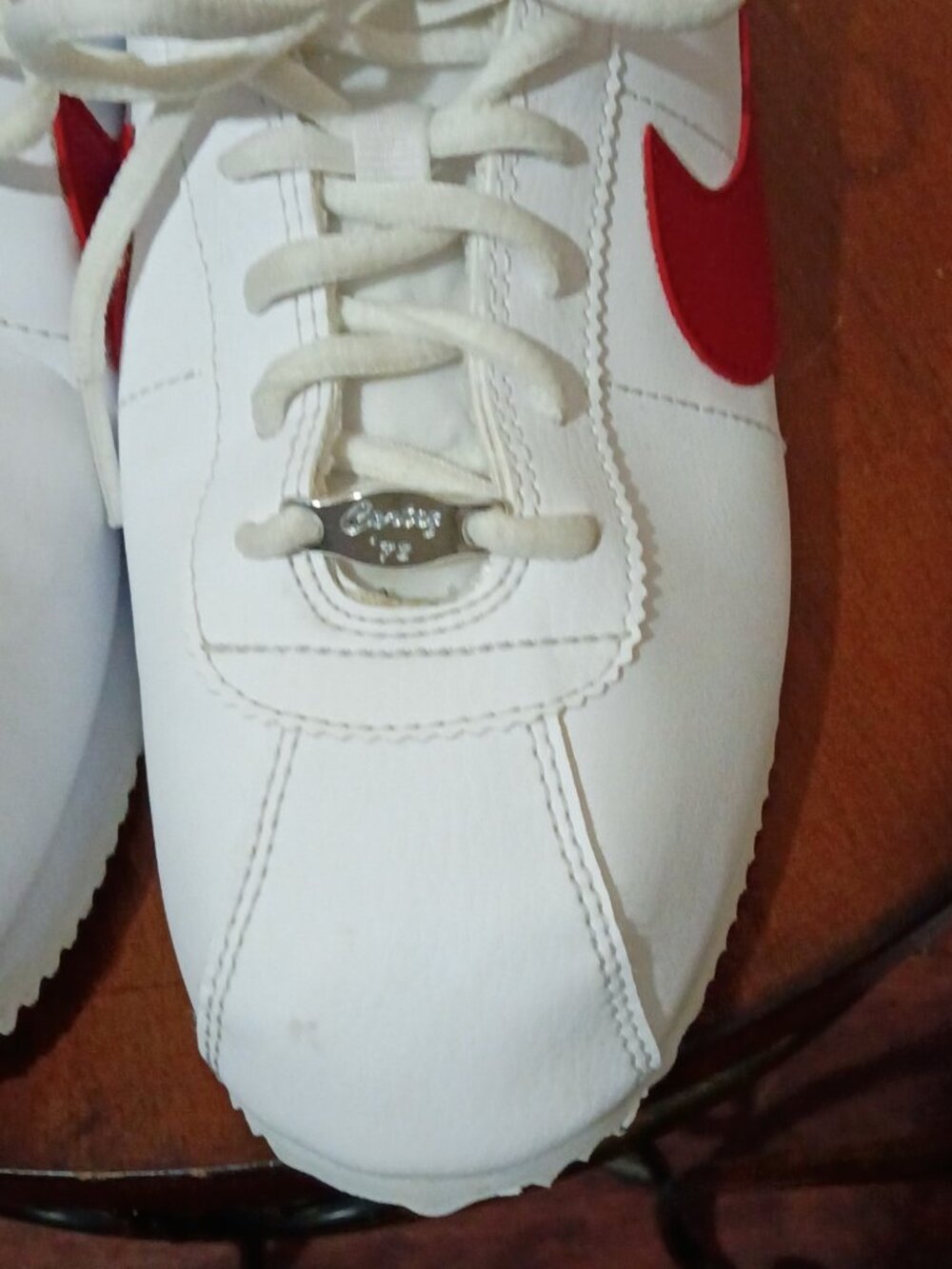 Youth Nike Cortez 72 Forrest Gump White Leather Red Swoosh 904764-103 Size 7Y - Picture 8 of 14